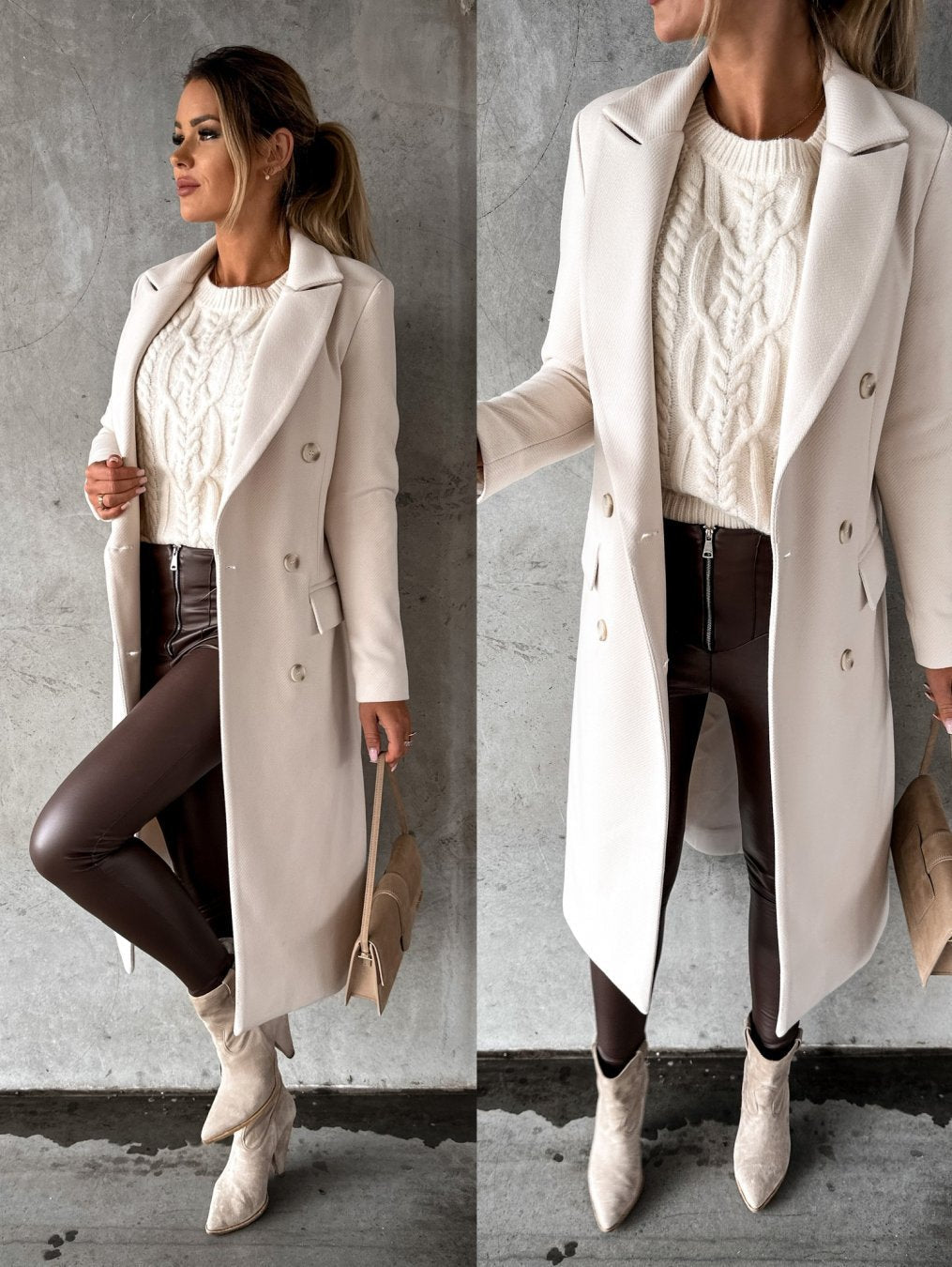 Elegant vinterjakke med stil og varme