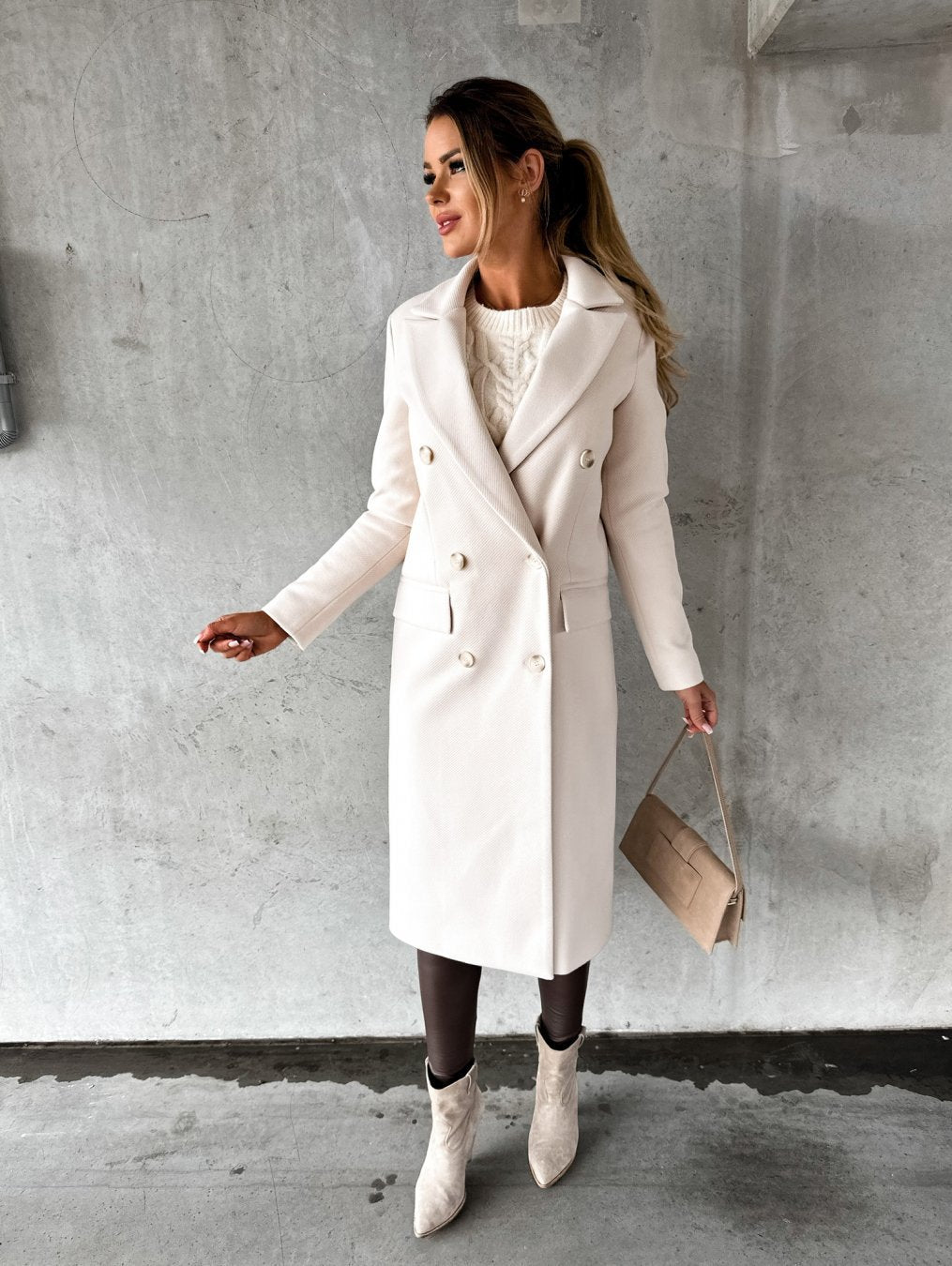 Elegant vinterjakke med stil og varme