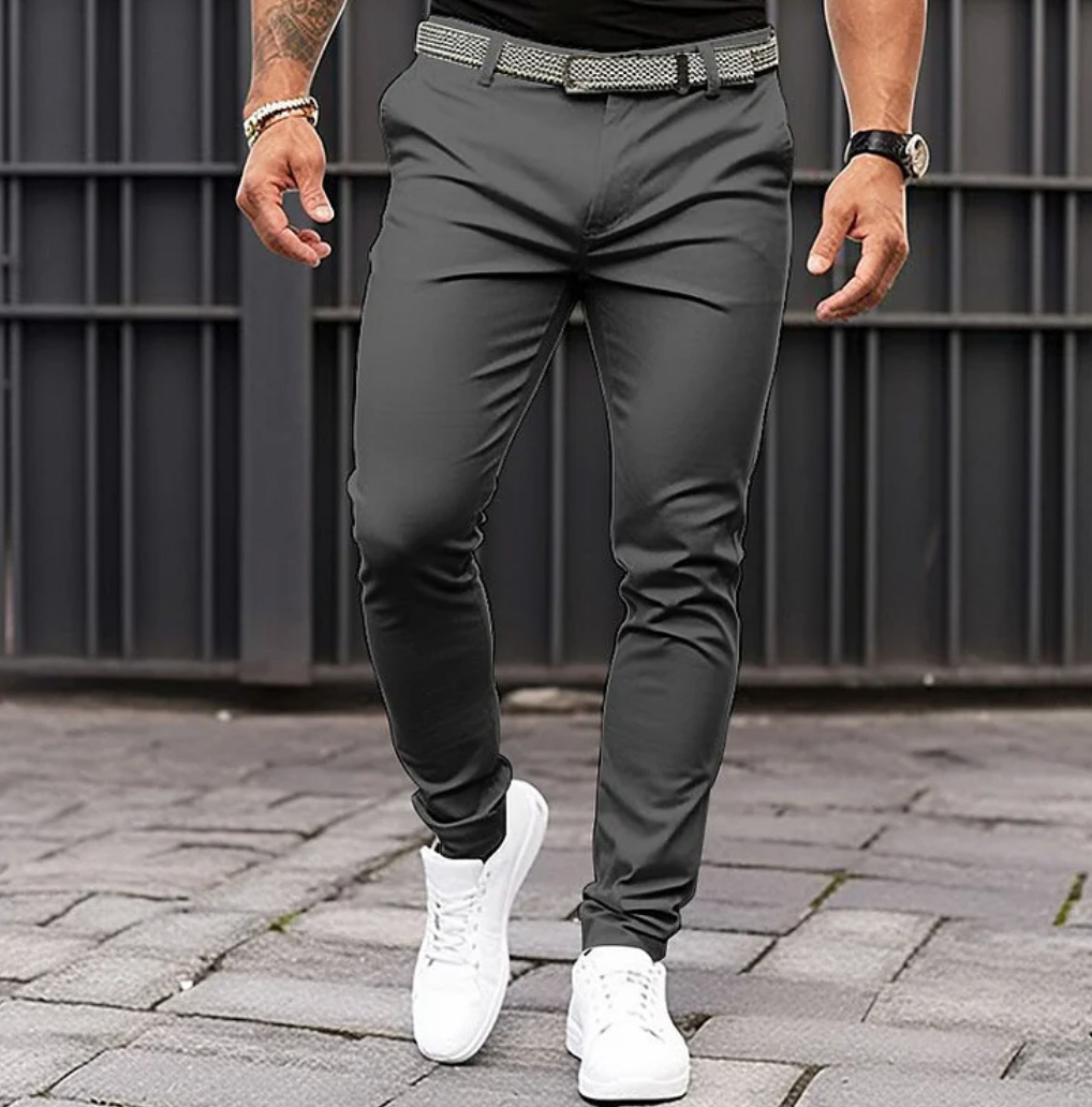 Elegante slim fit-bukser til mænd