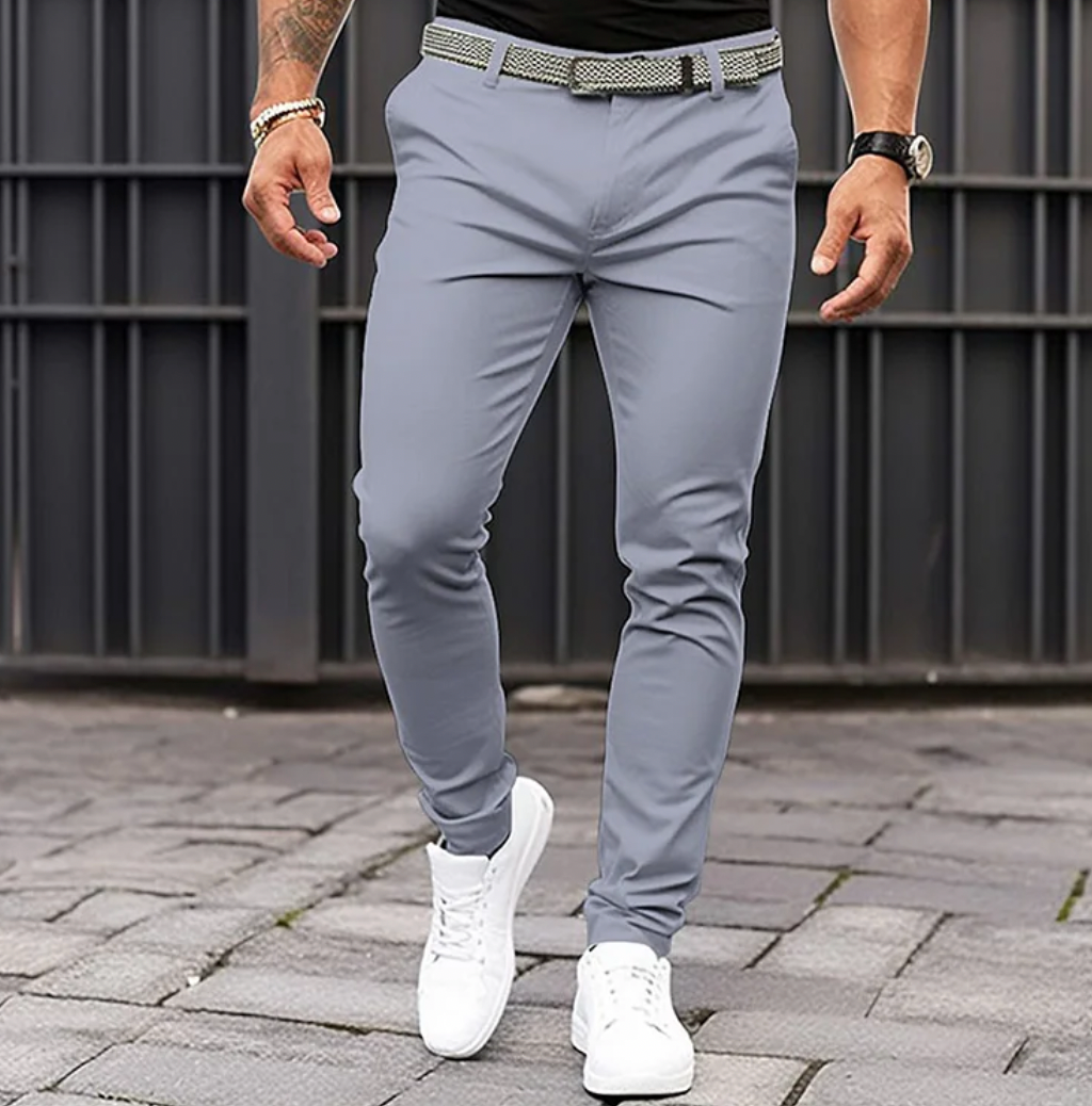 Elegante slim fit-bukser til mænd