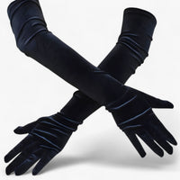 Elegante velourhandsker til vinteren