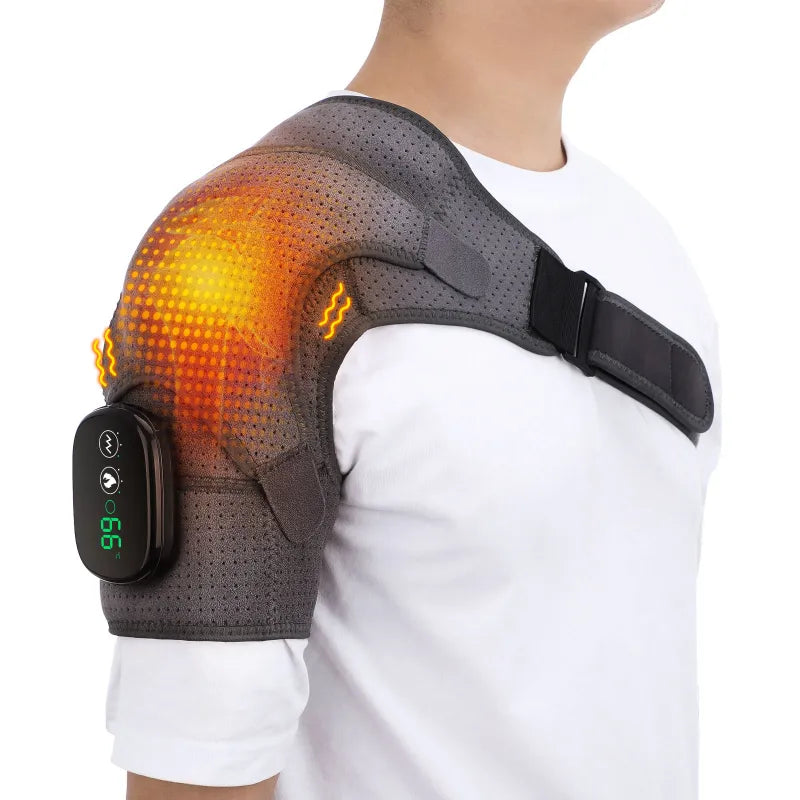 Elektrisk opvarmet skuldermassageapparat