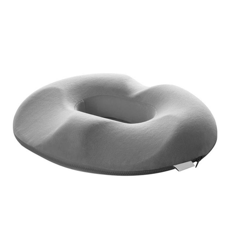 Ergonomisk donut-siddepude til trykaflastning og siddestøtte