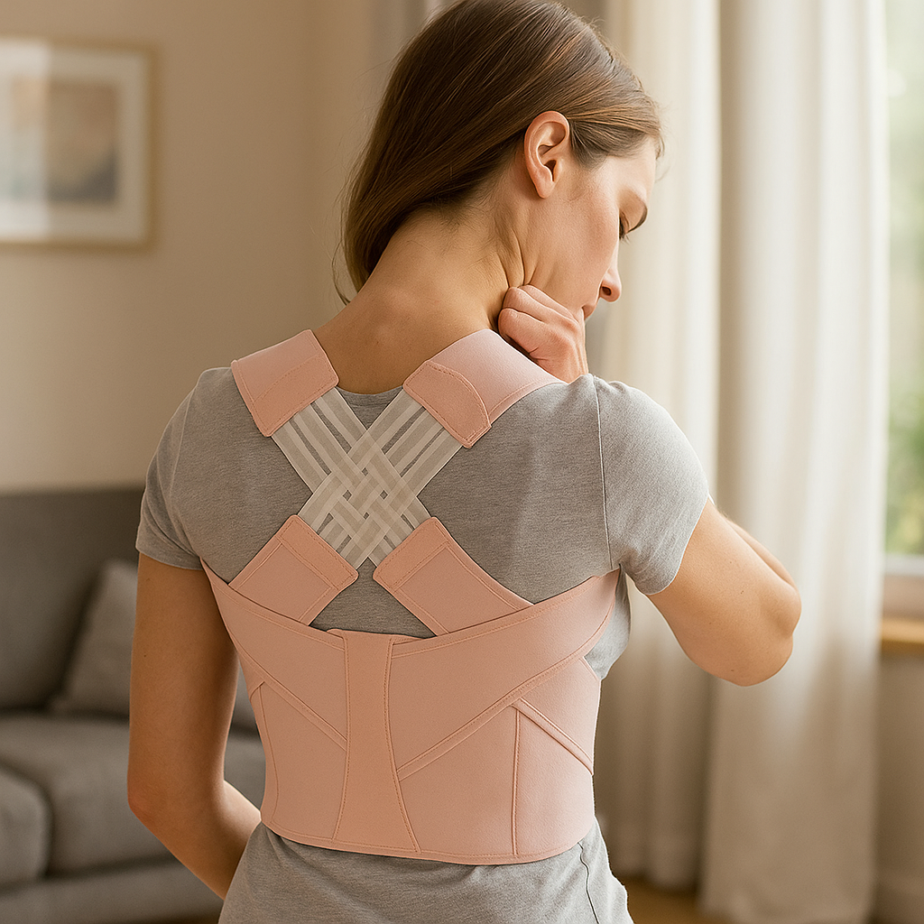 Ergonomisk, justerbar cervikal holdningskorrigerer
