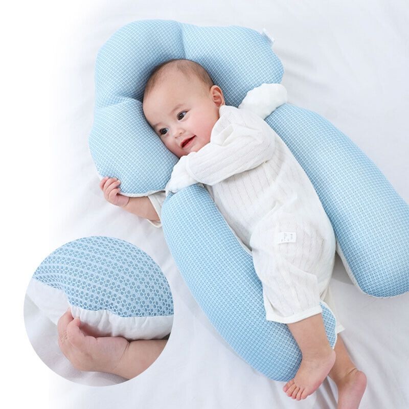 Ergonomisk sovepude til baby – Sikker, komfortabel og justerbar til nyfødte (0-12 måneder)