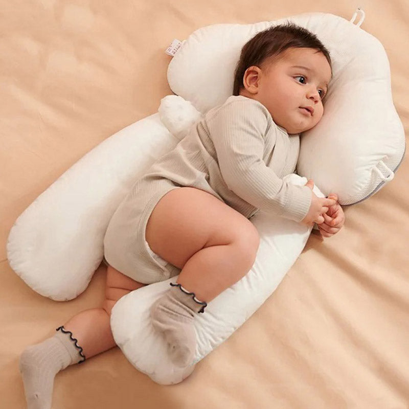 Ergonomisk sovepude til baby – Sikker, komfortabel og justerbar til nyfødte (0-12 måneder)