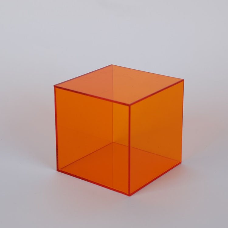 Farverig akryl-display-opbevaringsboks