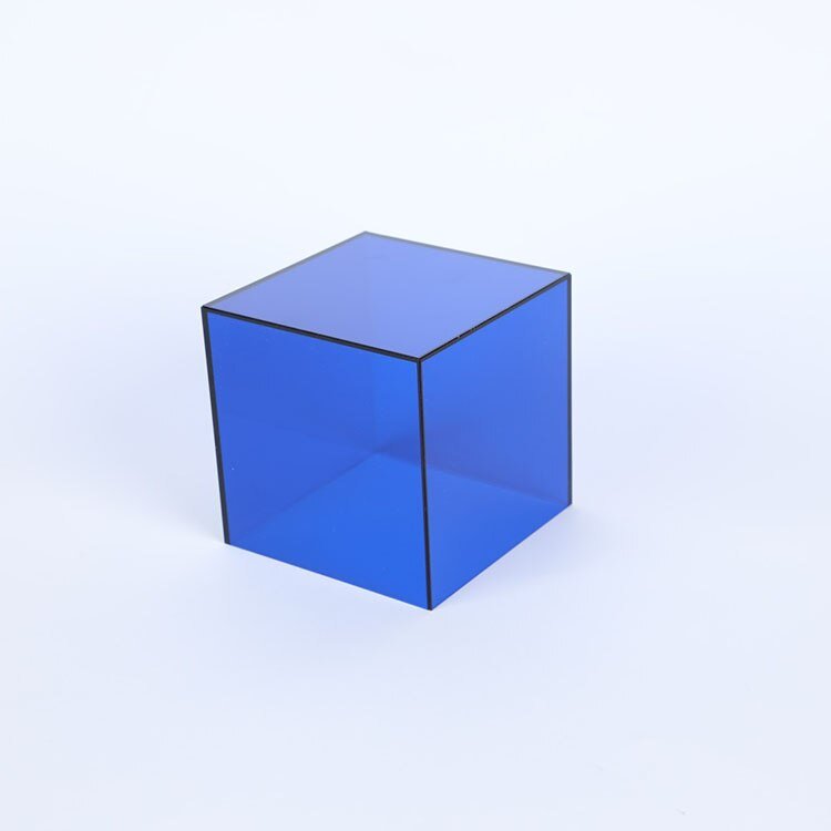 Farverig akryl-display-opbevaringsboks
