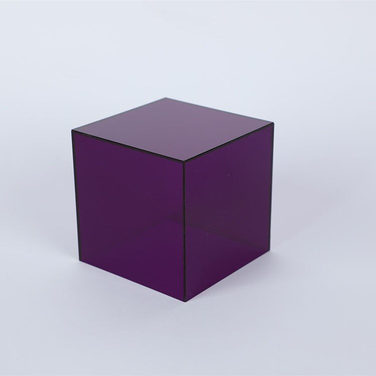 Farverig akryl-display-opbevaringsboks
