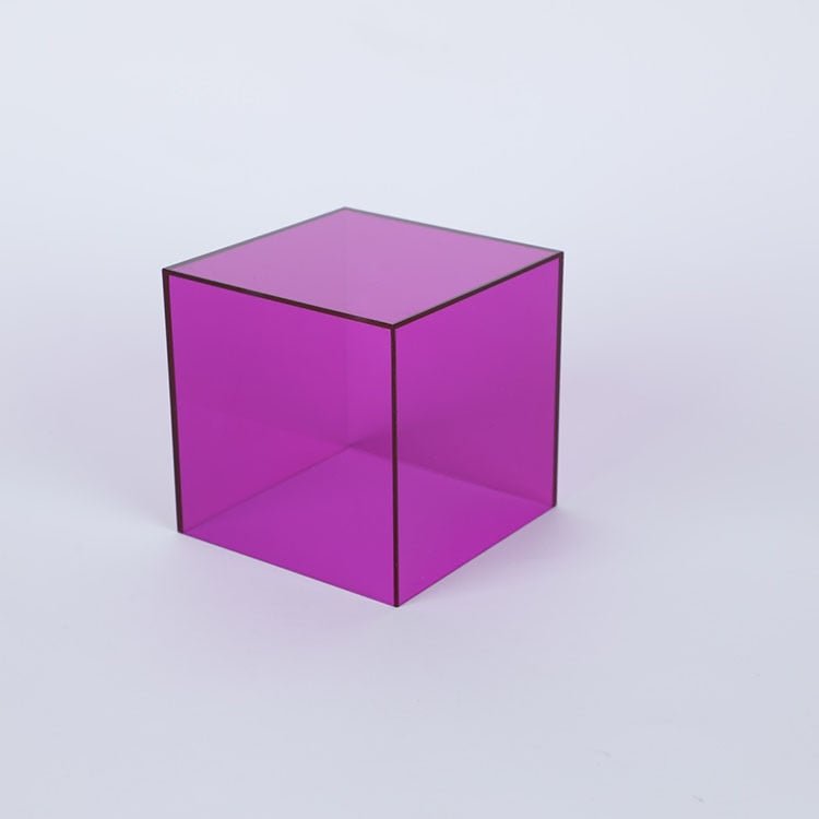 Farverig akryl-display-opbevaringsboks
