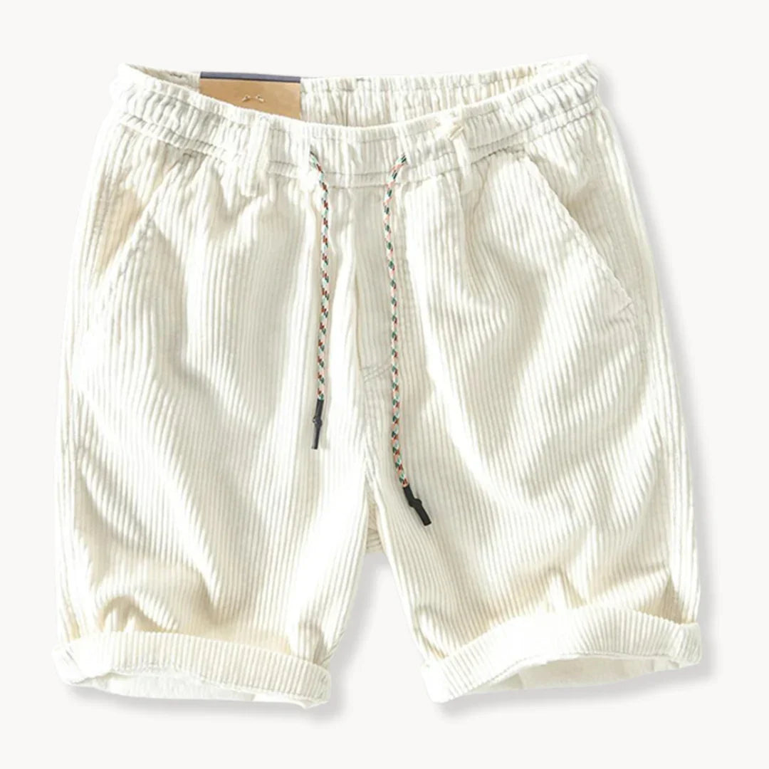 Fløjlsshorts med snøre til mænd