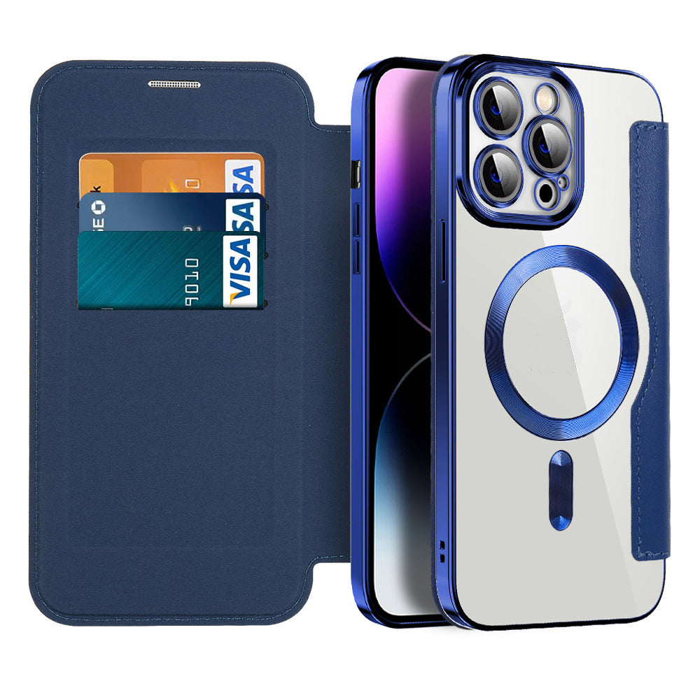 Flipcover med magnetfunktion til telefonen