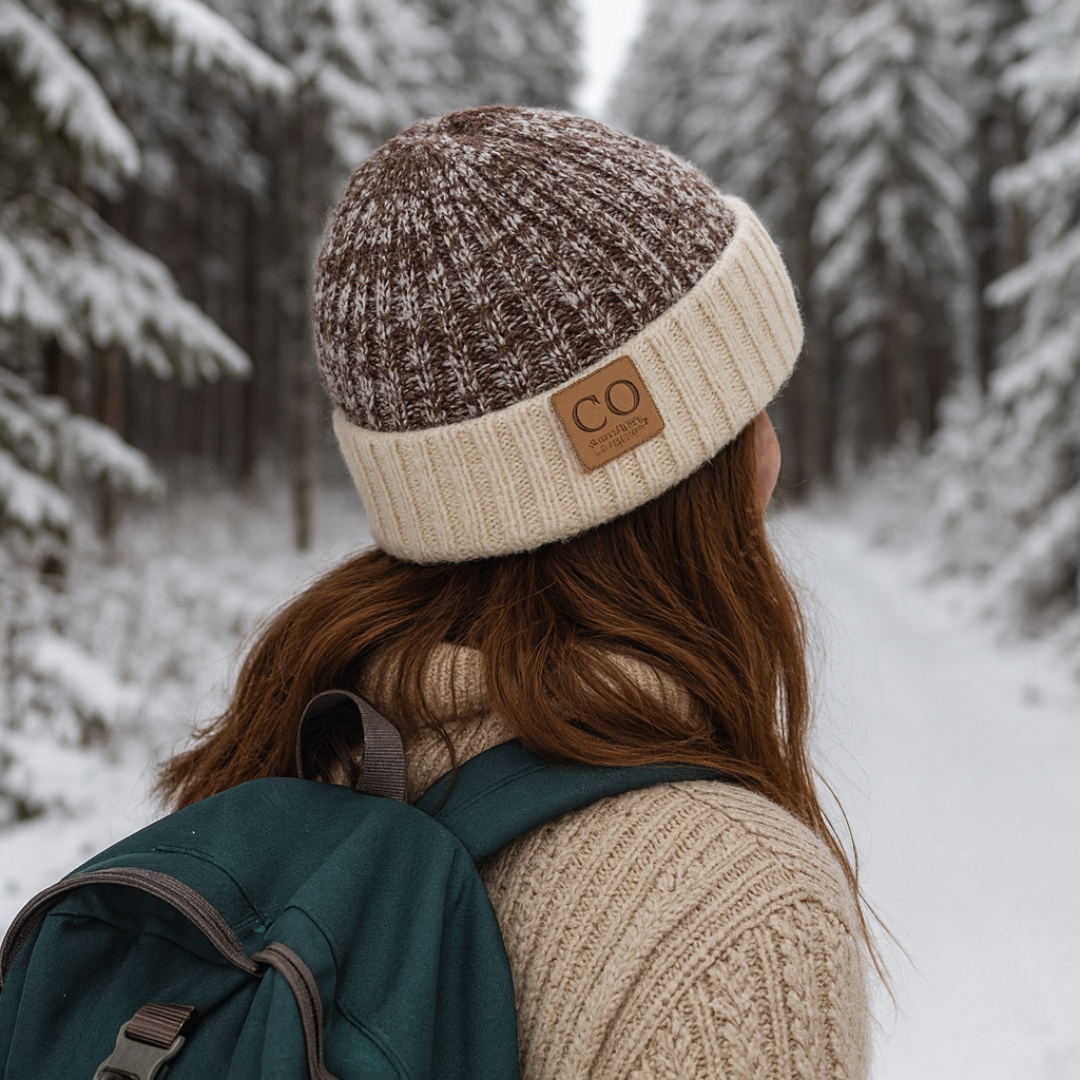 FrostWeave strikket hue