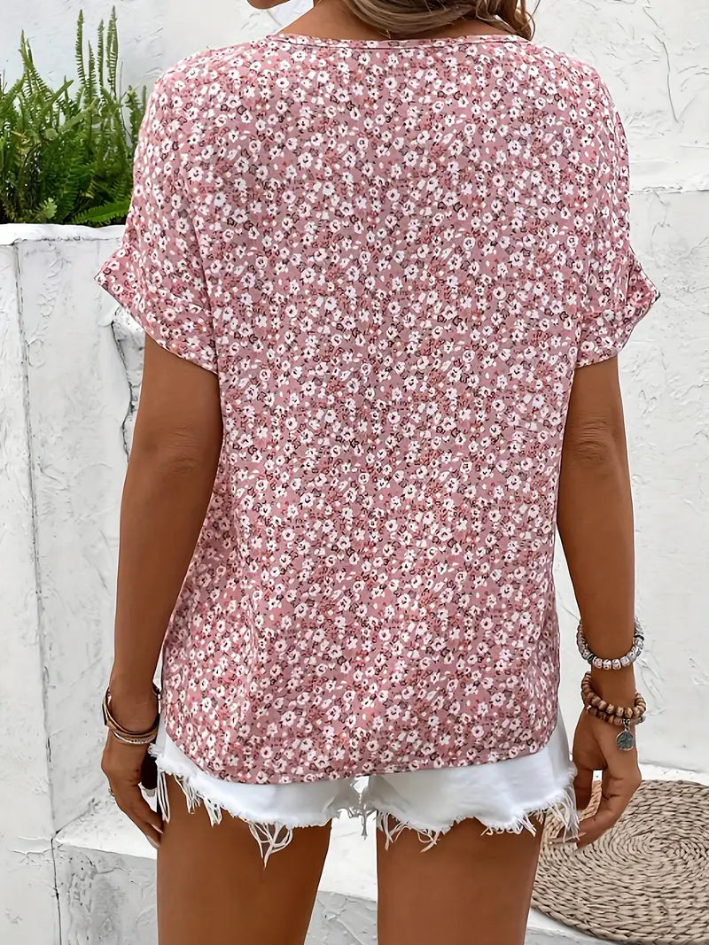 Gennemknappet damebluse