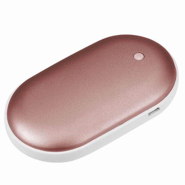 Genopladelig håndvarmer med indbygget powerbank – bærbart uundværligt vintertilbehør