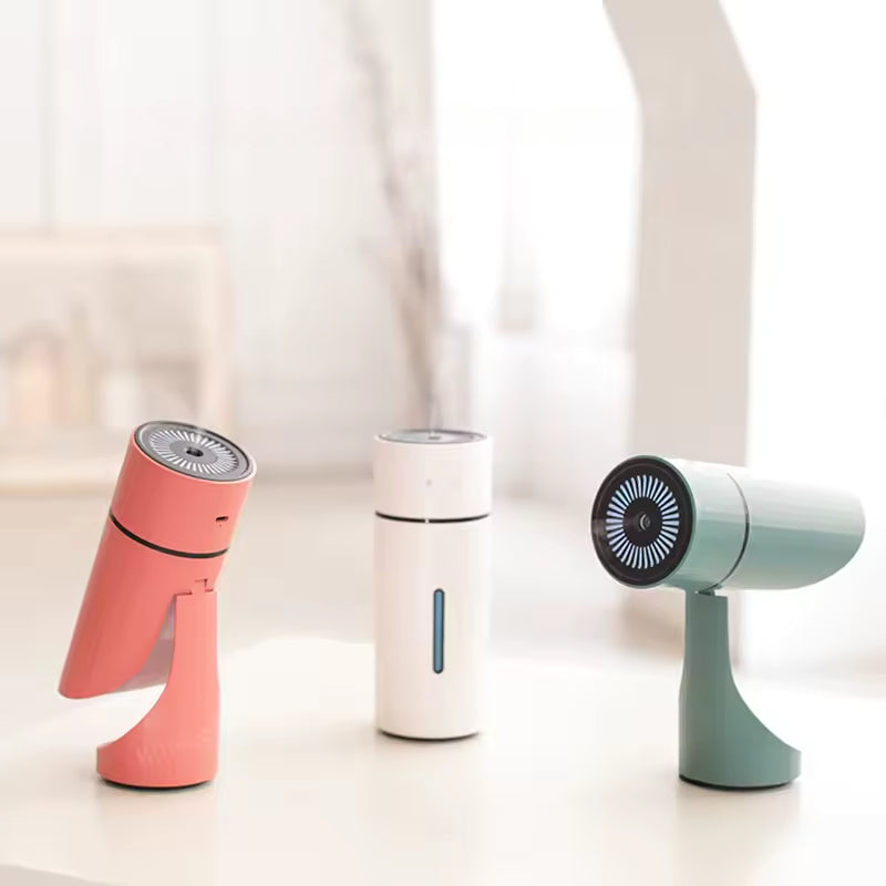 Genopladelig ultralyds-rejseluftfugter med LED-lys