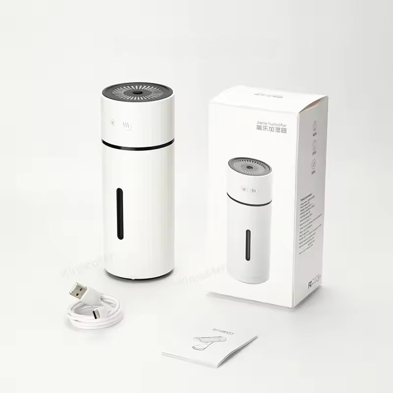 Genopladelig ultralyds-rejseluftfugter med LED-lys