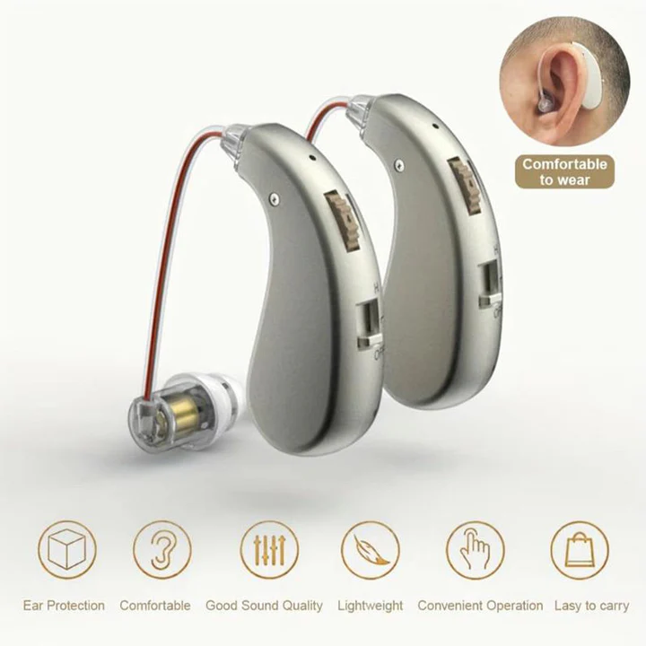 Genopladeligt Bluetooth-høreapparat