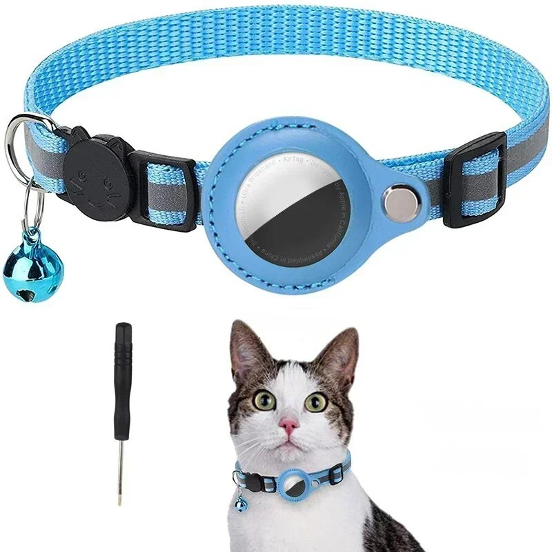 GPS-trackerhalsbånd til hund og kat - realtidsplacering