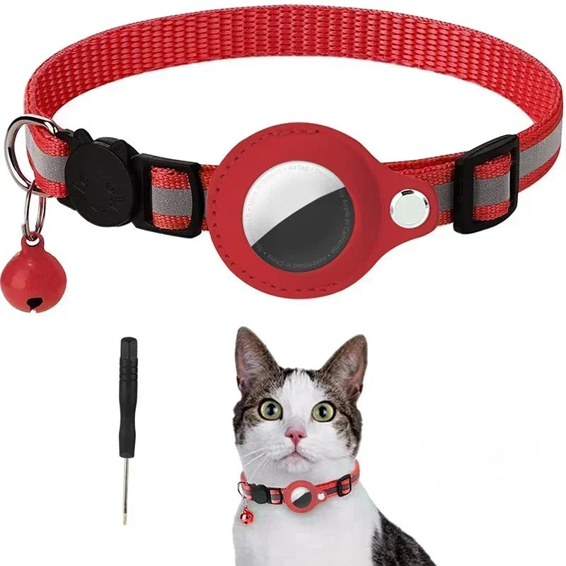 GPS-trackerhalsbånd til hund og kat - realtidsplacering