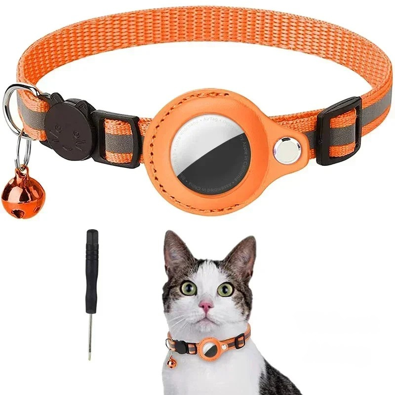 GPS-trackerhalsbånd til hund og kat - realtidsplacering
