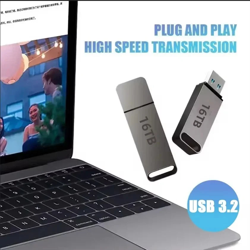 Højhastigheds USB 3.2-stik, vandtæt og stødsikkert til Win/Mac