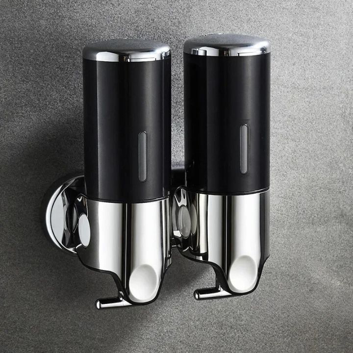 Højkvalitets væghængt sæpedispenser med elegant design i rustfrit stål