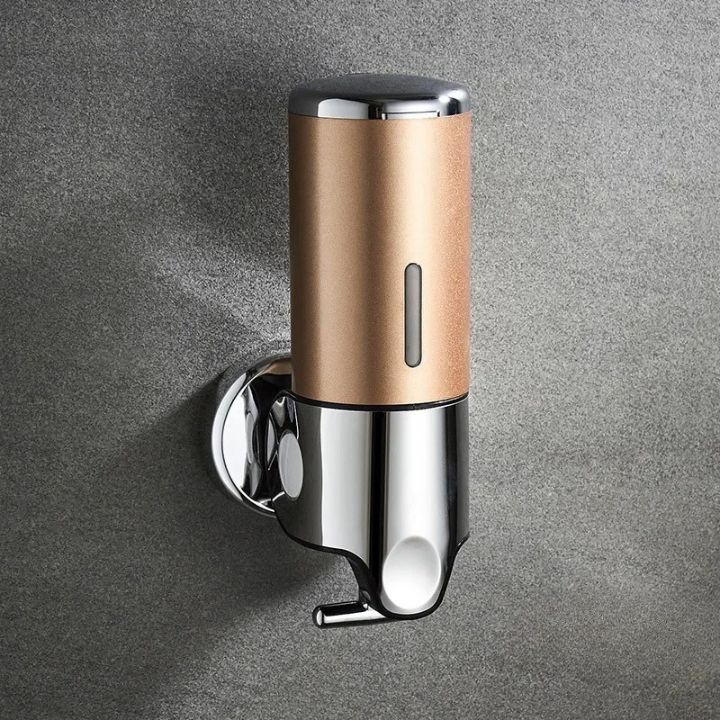 Højkvalitets væghængt sæpedispenser med elegant design i rustfrit stål