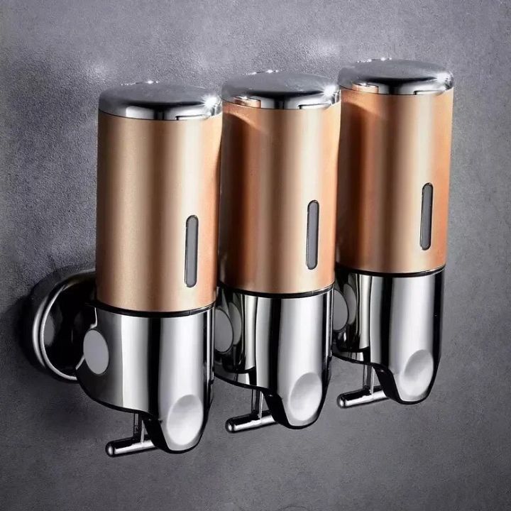 Højkvalitets væghængt sæpedispenser med elegant design i rustfrit stål
