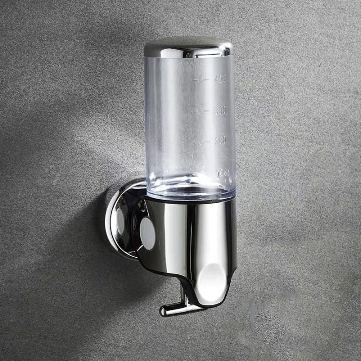 Højkvalitets væghængt sæpedispenser med elegant design i rustfrit stål
