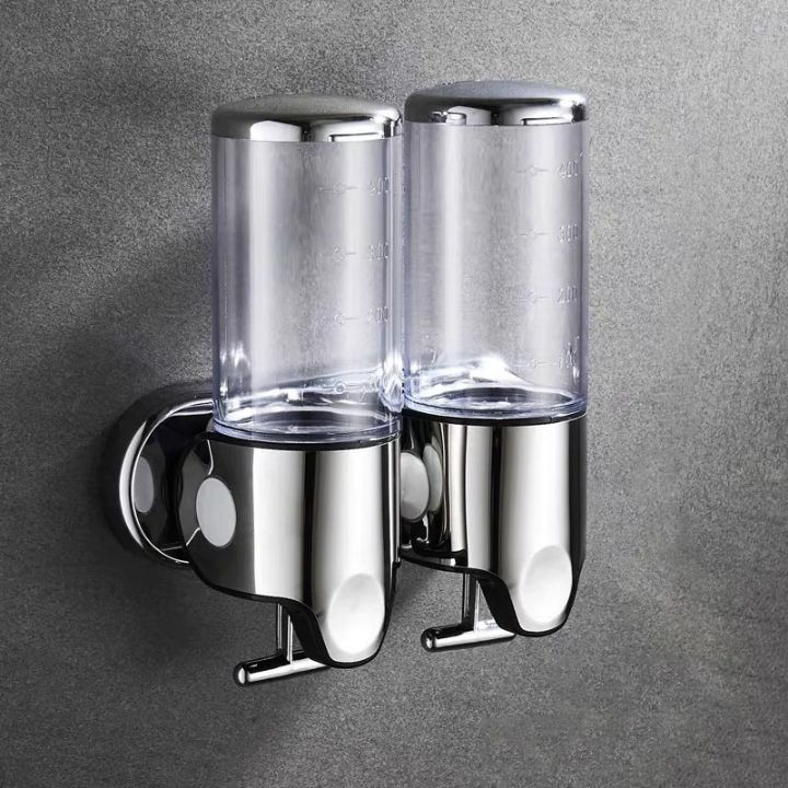 Højkvalitets væghængt sæpedispenser med elegant design i rustfrit stål