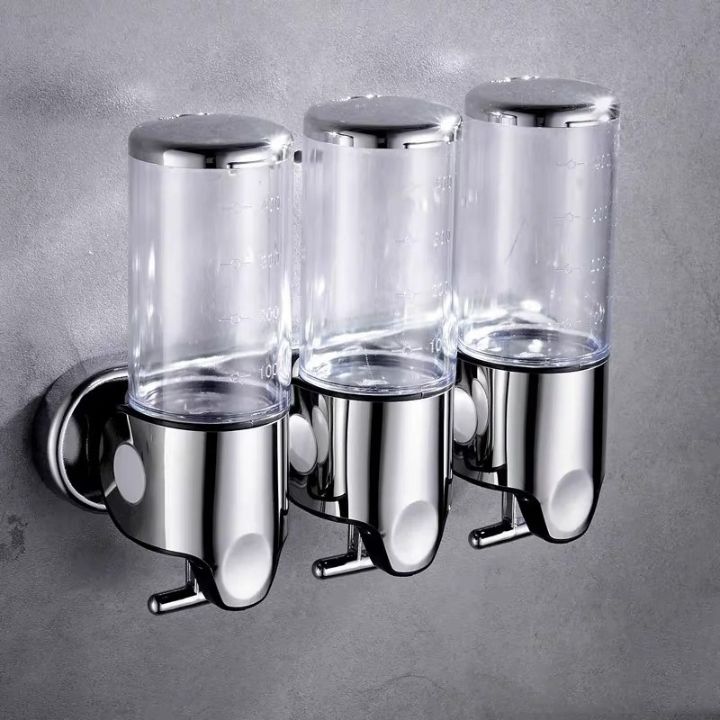 Højkvalitets væghængt sæpedispenser med elegant design i rustfrit stål