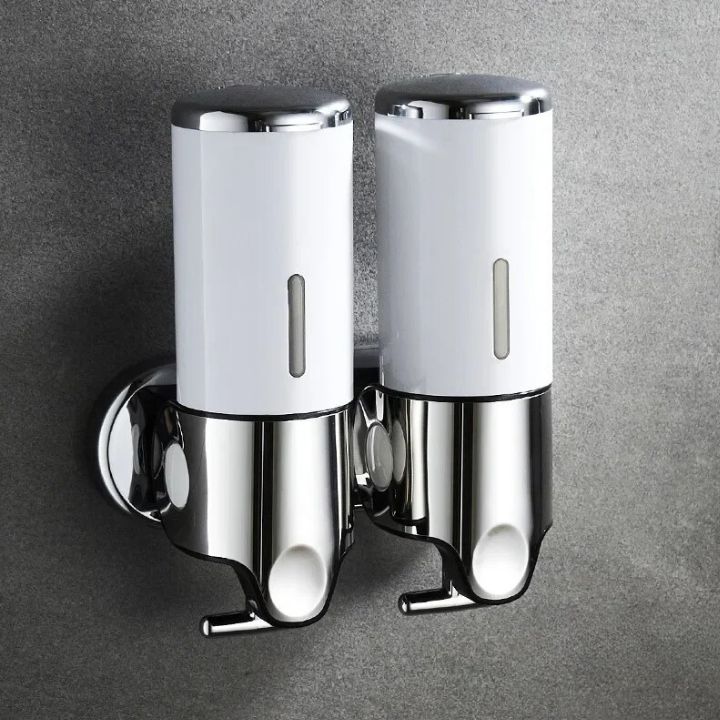 Højkvalitets væghængt sæpedispenser med elegant design i rustfrit stål