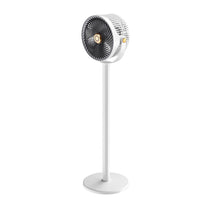 Højtydende gulvventilator med 360-graders rotation og fjernbetjening