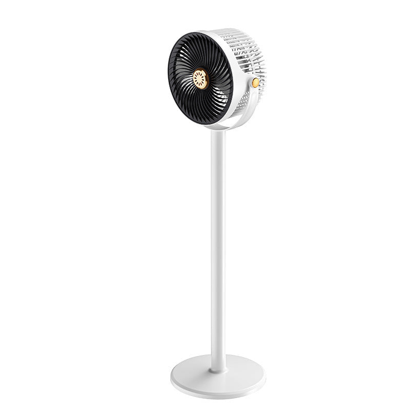 Højtydende gulvventilator med 360-graders rotation og fjernbetjening