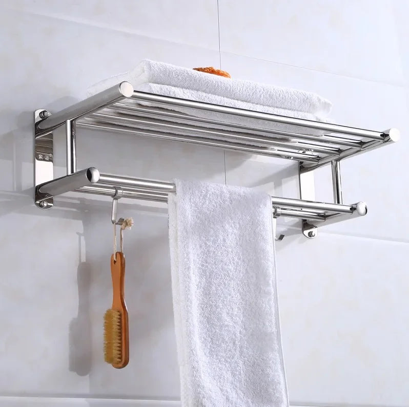 Håndklædeholder i rustfrit stål – Moderne og holdbart design til badeværelset