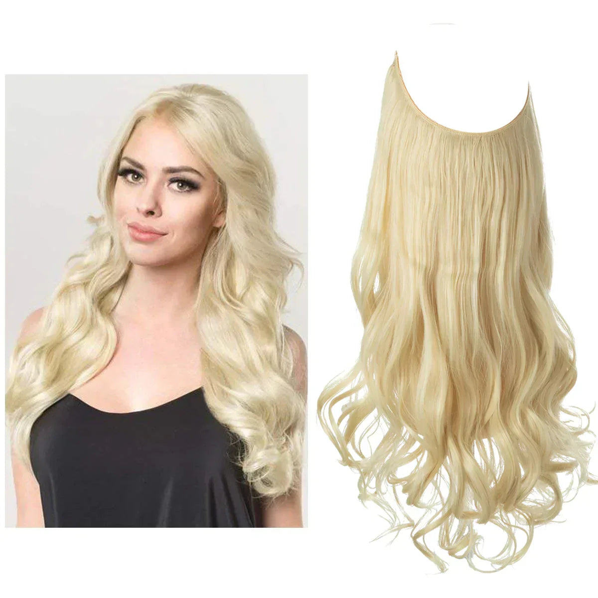 Hårforlængelse i ægte hår - Brun og blond extensions