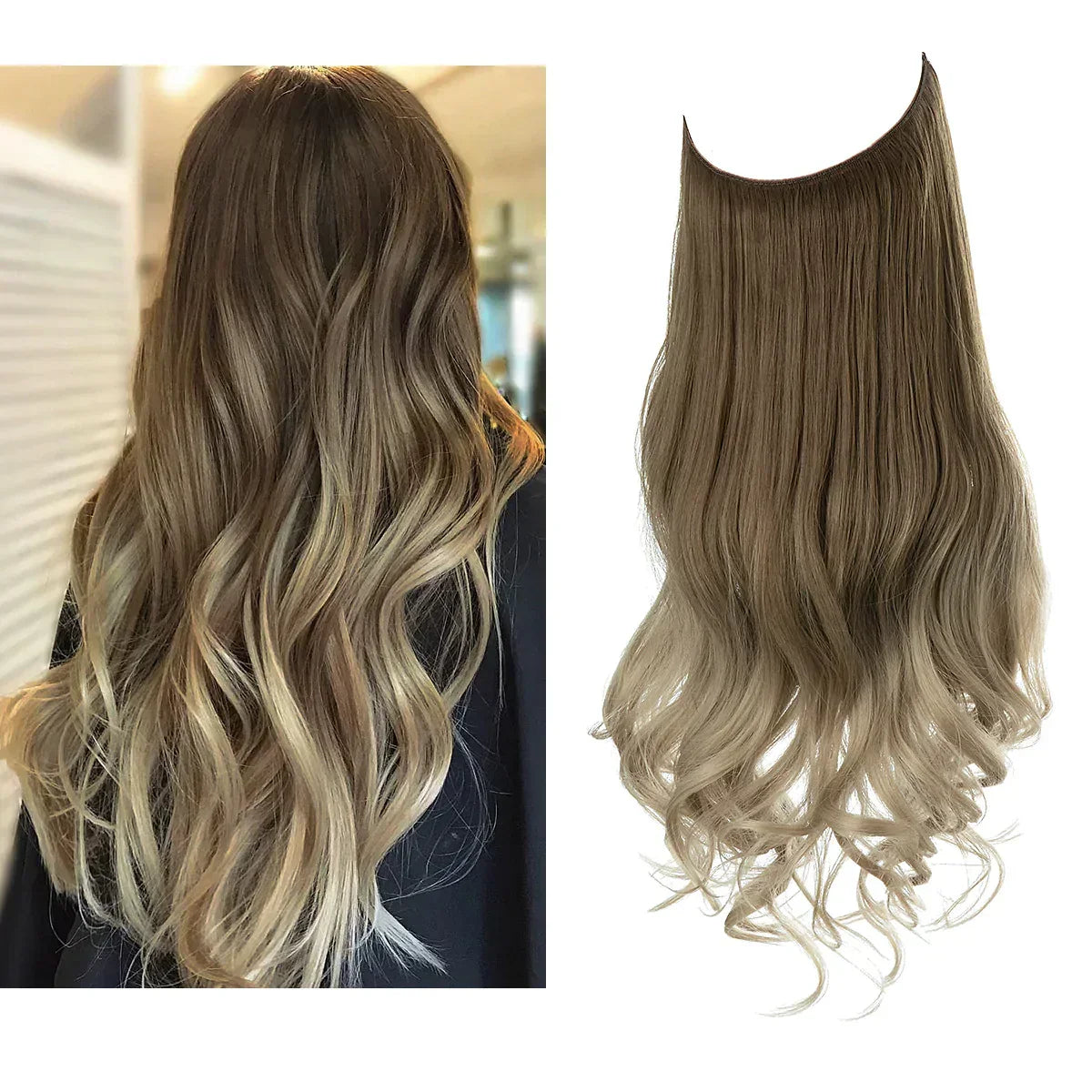 Hårforlængelse i ægte hår - Brun og blond extensions