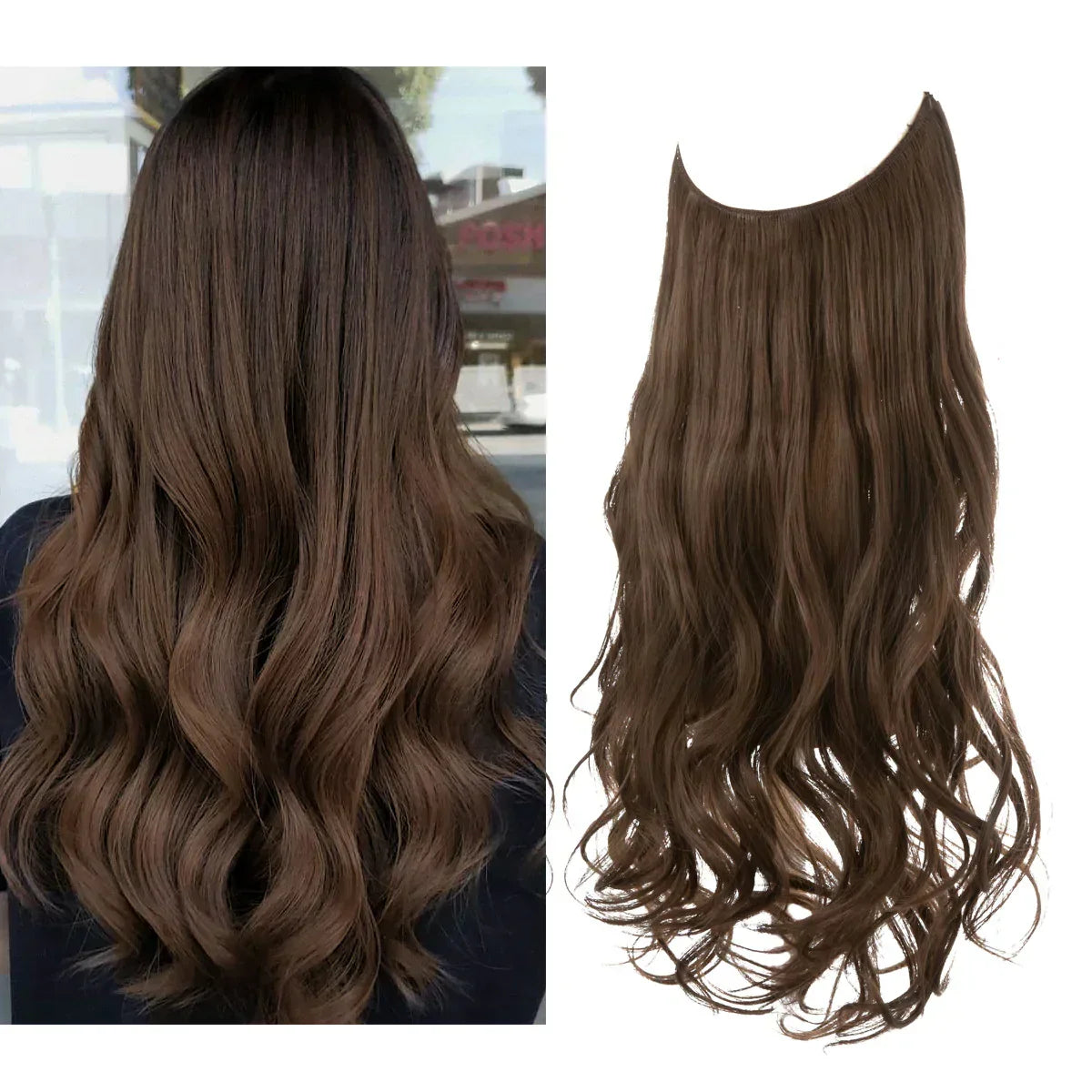 Hårforlængelse i ægte hår - Brun og blond extensions
