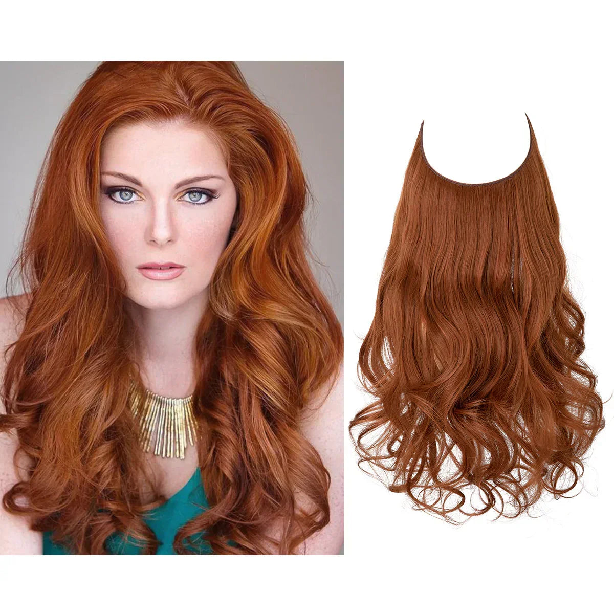 Hårforlængelse i ægte hår - Brun og blond extensions