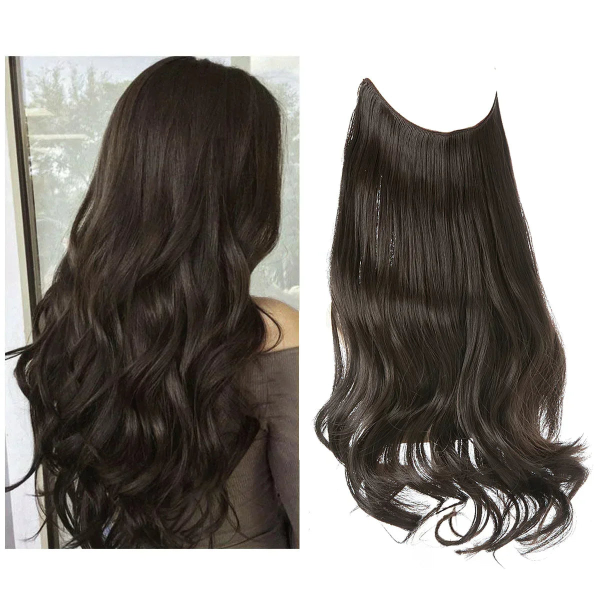 Hårforlængelse i ægte hår - Brun og blond extensions