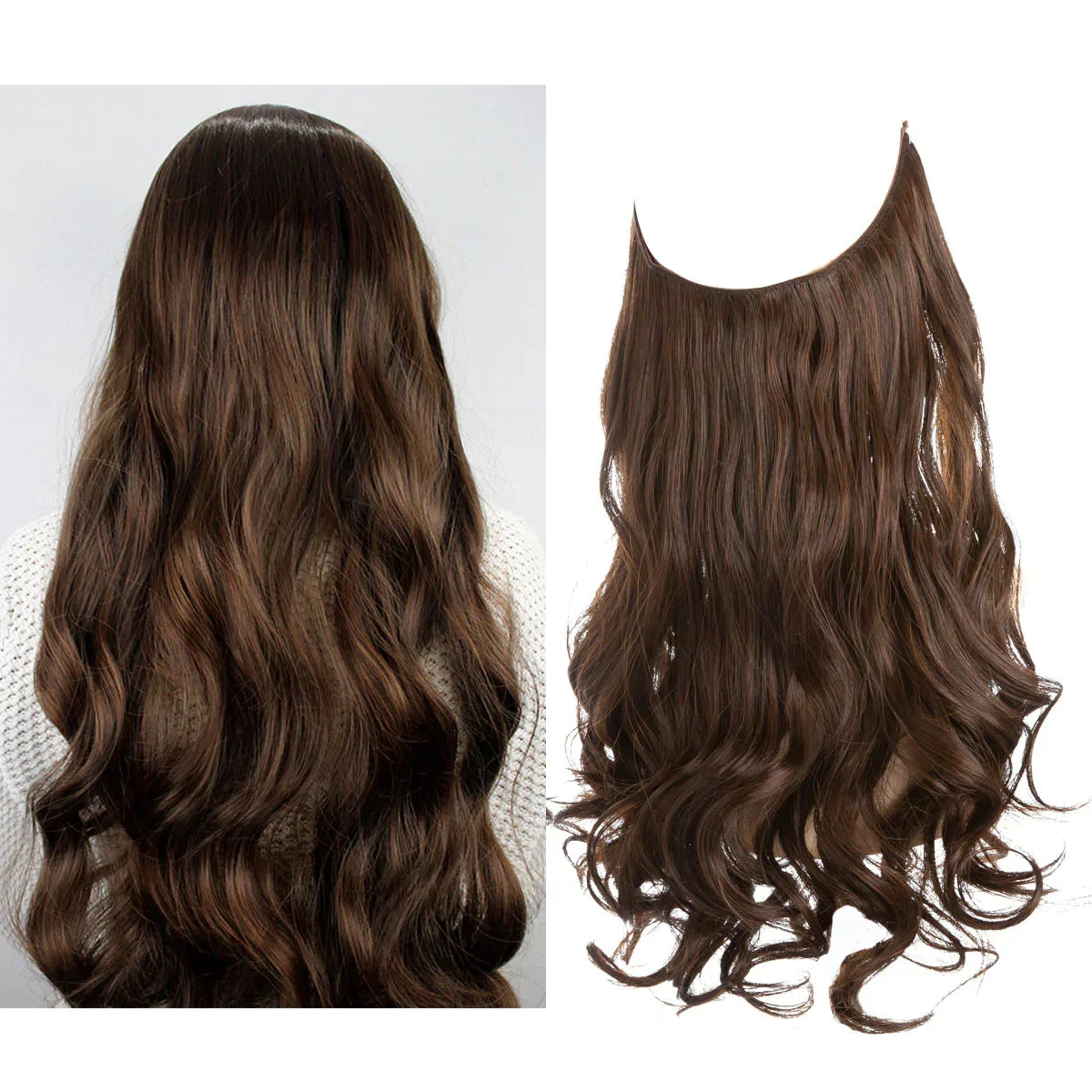 Hårforlængelse i ægte hår - Brun og blond extensions