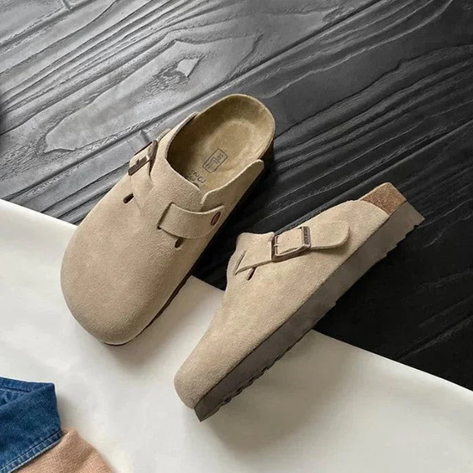 Herre slip-on-træsko