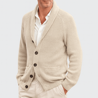 Herrecardigan med knapper