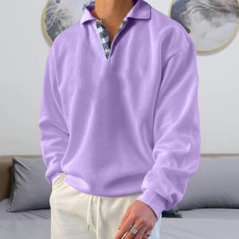 Herrepullover i klassisk design