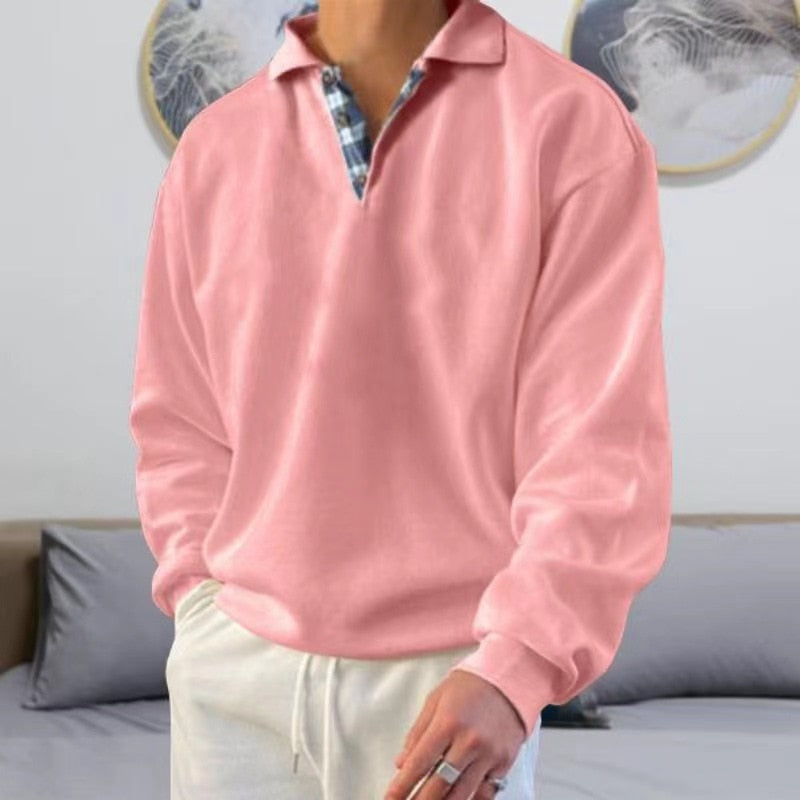 Herrepullover i klassisk design