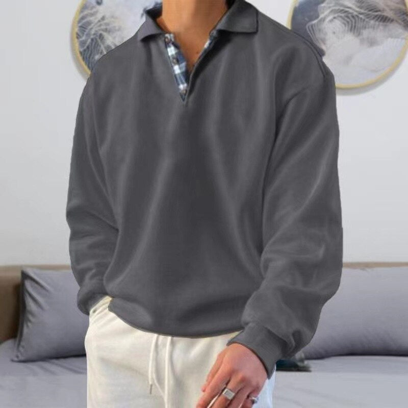 Herrepullover i klassisk design