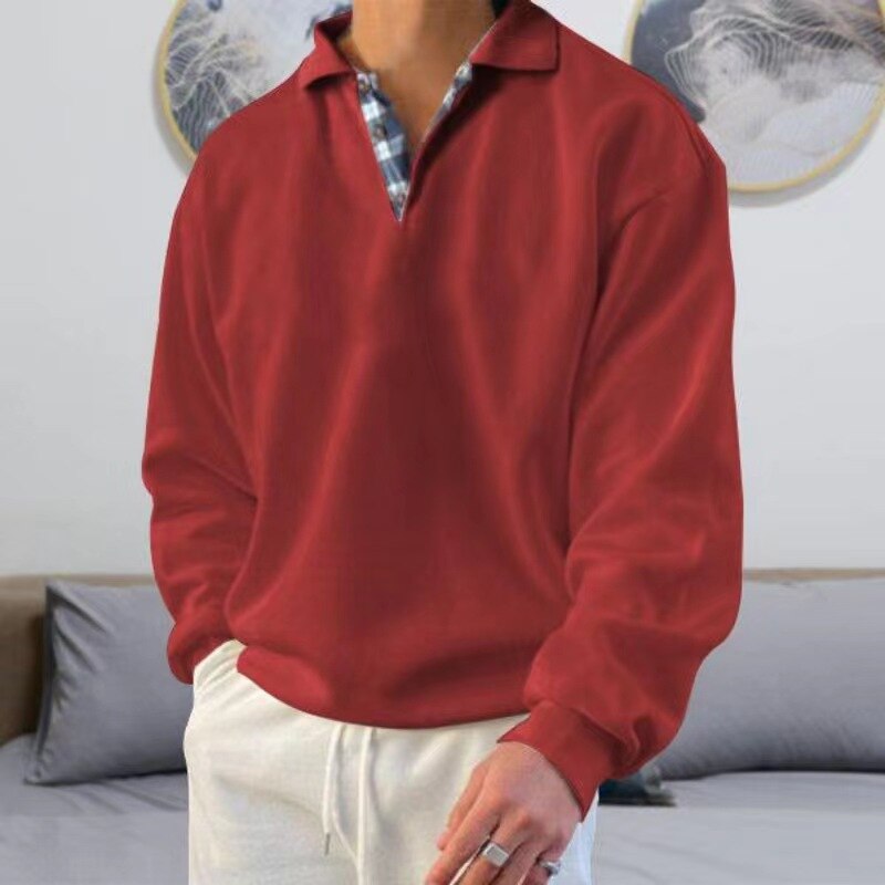 Herrepullover i klassisk design