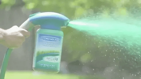 Hydro Mousse flydende græsfrø på spray | Nem påføring til plæner med bare pletter og hårdt belastede områder