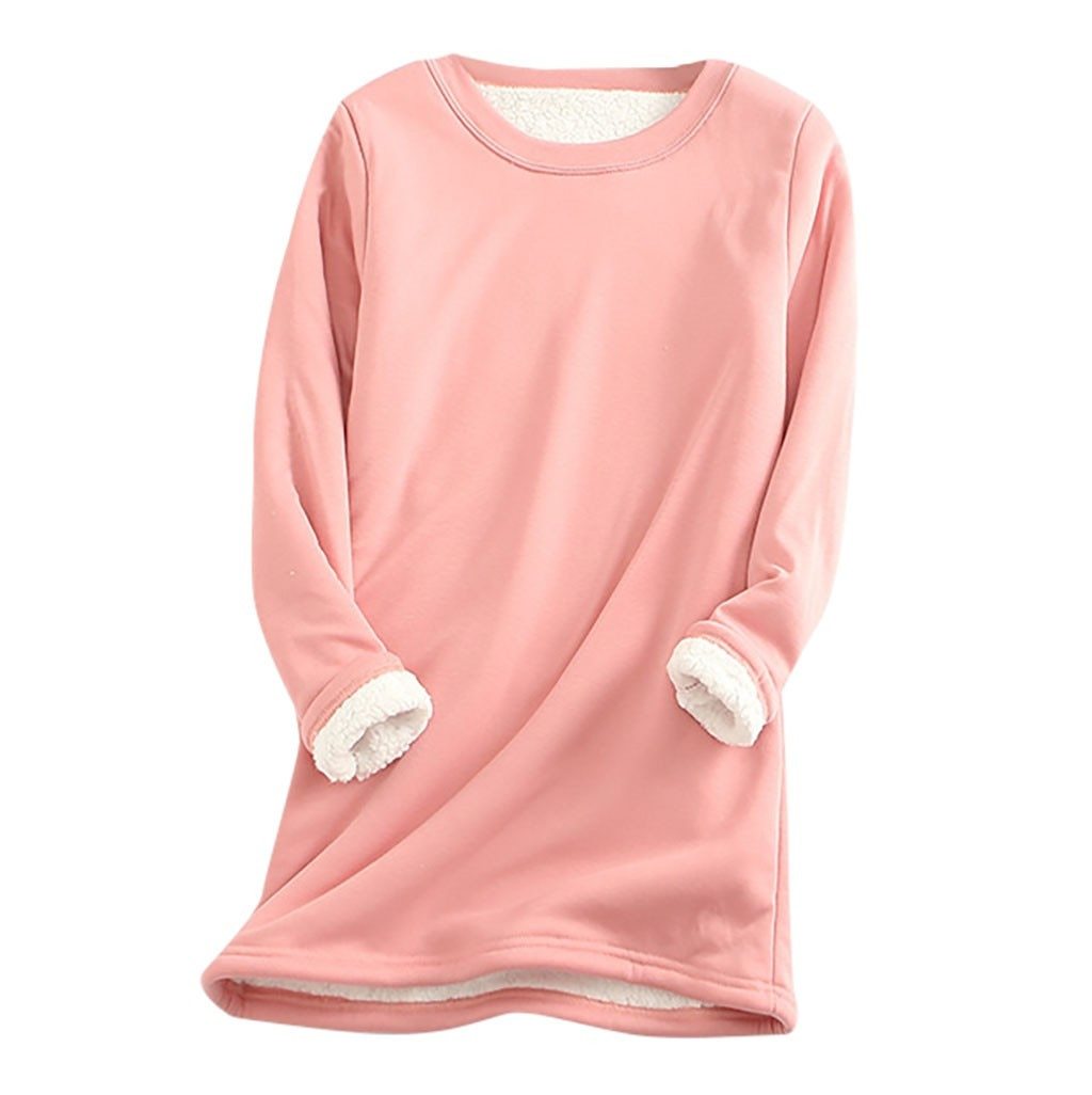 Hyggelig fleeceforet sweatshirt til damer